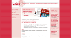 Desktop Screenshot of batap.de